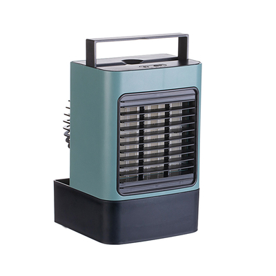 Portable Air Cooler Fan, LED Light, Desk Size, Adjustable Wind Direction