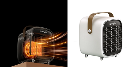 Office Electric PTC Ceramic Space Heater 600W Mini Small Room Heater