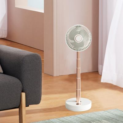 Foldable Floor Standing Fans Air Circulation 10000mAh Battery Home Office Fan