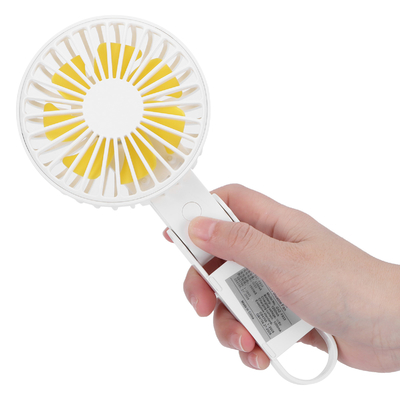 5 Vane Air Cooler Handheld Fan USB 2000mAh 2A Type-C Small Quiet Desk Fan