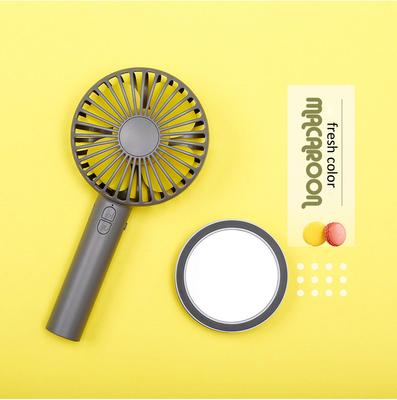 Macaron Mini Portable Handheld Fan Handy Magnetic Base Mini Usb Rechargeable Fan