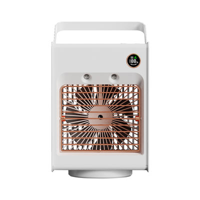 QUALITY  Rechargeable USB Air Cooler Fan 4000mAh Battery Nano Ice Mist Fan FACTORY