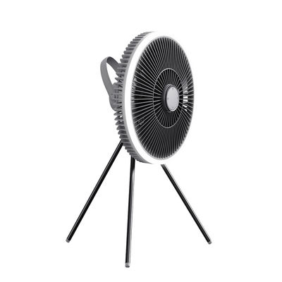 QUALITY  ABS Floor Standing Fans Three Tripod 1000mah Rechargeable Electric Fan With Light FACTORY