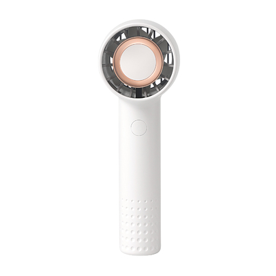 White Rechargeable Table Fan High Wind Turbine 2000mAh Mini Portable USB Fan