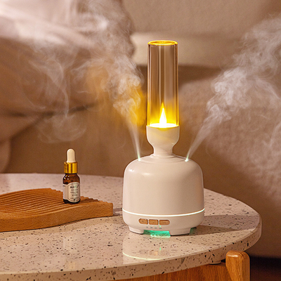 Two Spray Port Essential Oil Diffuser Changeable LED Light Aromatherapy Scent Diffuser Machine Candle Mini Humidifier