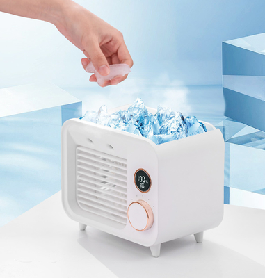 Best LED Portable Mini Personal Rechargeable Air Conditioner Water Cooling USB Cooler Fan