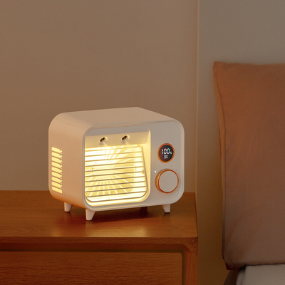 Best LED Portable Mini Personal Rechargeable Air Conditioner Water Cooling USB Cooler Fan