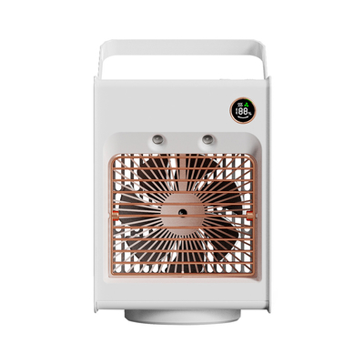 Home Office Table Personal Air Conditioner 4000mAh Rechargeable Rotating Air Cooler Air Conditioner With Light
