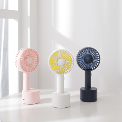 Battery Powered USB Rechargeable Desk Auto Oscillating Scented Mini Handheld Fan