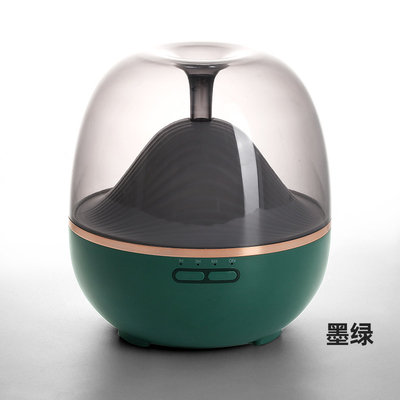 600ml Wholesale Decorative Wireless Wood Grain Ultrasonic Scented Essential Oil Room Aroma Diffuser Colorful LED Light