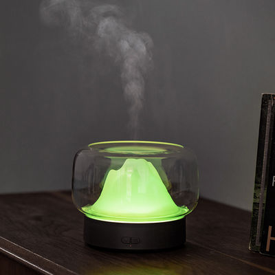 Home Ultrasonic 400ML LED Colorful Cool Mist Scented Essential Oil Transparent Aroma Diffuser