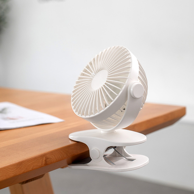 2000mah Mini Portable USB Fan Outdoor 4 Inch Baby Stroller Clip Fan Compact Design