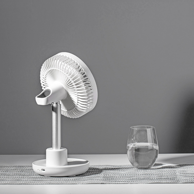 Usb Battery Rechargeable Table Fan 6 Inch Oscillation Portable Electric Cooling Fan