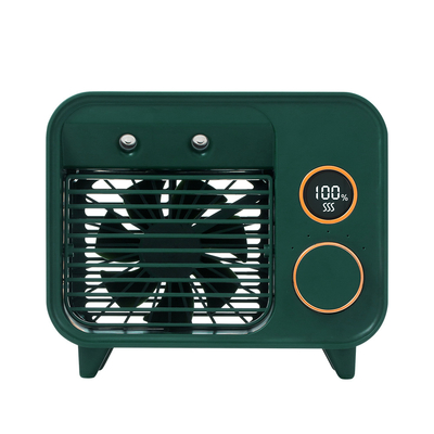 DC5V 2000mAh Mini Usb Air Cooling Fan ABS Small Portable Air Conditioner