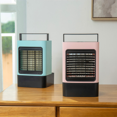 USB Air Cooler Fan LED Light Home Office Bedroom