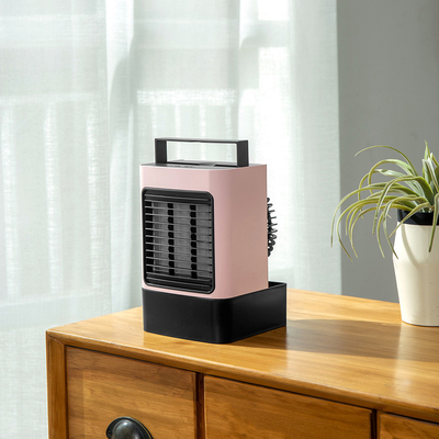USB Air Cooler Fan LED Light Home Office Bedroom
