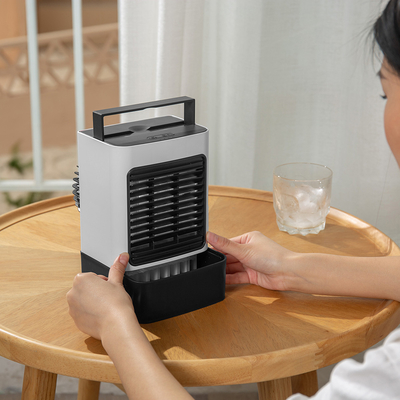 Battery Capacity 2000mAh Air Cooler Fan Handy Portable Mini Desk Fan