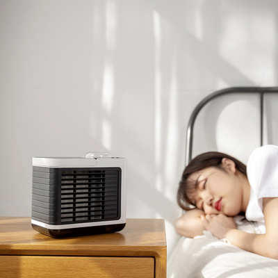 Negative Ions Air Cooler Fan: Portable Air Conditioner, 3 Speed &amp; Warm Light