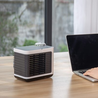 Mini Evaporative Air Cooler Portable Air Cooling Fan Personal Table Fan