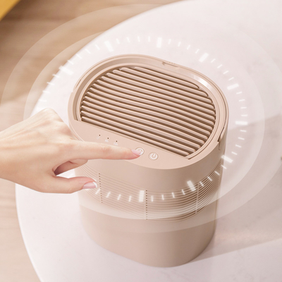 True HEPA Filtration Small Room Dehumidifier 1L Auto Shutoff Home