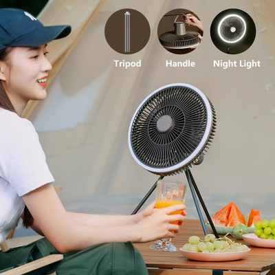 Portable Hanging Tent Rechargeable Table Fan 10000mAh  LED Outdoor Camping Fan