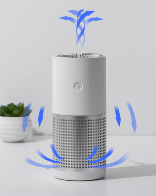 True HEPA Negative Ion Air Purifier H12 Filter Mini Portable Office Car