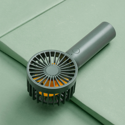 1200mAh Mini Handheld Electric Fan Silent 3 Vane Battery Operated Fan For Camping