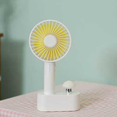 Mushroom Usb Mini Portable Handheld Fan 4W Rechargeable Small Handheld Fan