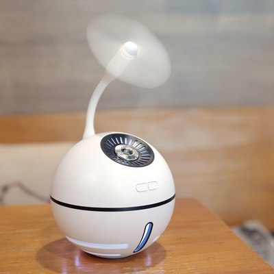 3 In 1 Usb Ultrasonic Humidifier 300ml Mini 2000mah Colour Changing Light Diffuser