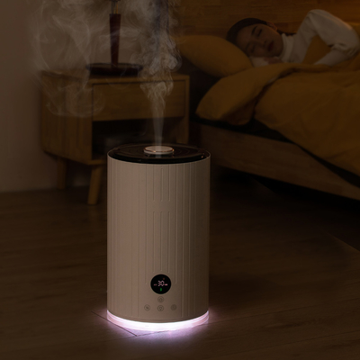 UV Sterilization Rotating Ultrasonic Air Humidifier 5L Large Capacity Warm Mist