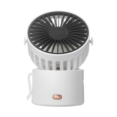 5 Vane Portable USB Fan Rechargeable Air Cooler 1000mah Battery Hand Free Fan