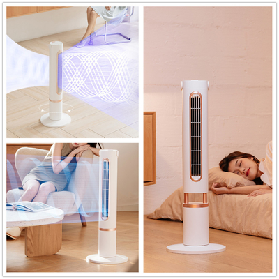 Rechargeable Tower Oscillating Fan Powerful 10000mAh Remote Control Fan
