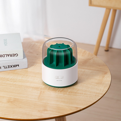 LED Night Light Aroma Oil Diffuser 200ml Cactus Essential Oil 2 Mist Spray