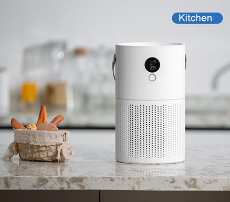Mini 10000mAH Small Household Air Purifier AP01 HEPA H13 Desk White