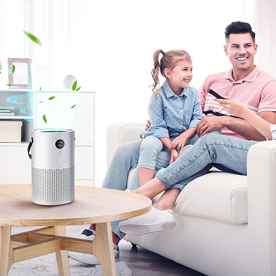H13 HEPA Filter Portable Smart Home Air Purifier 10000mAH Ap01 Home Desk