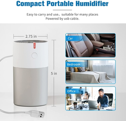 Portable Quiet Desktop USB Air Humidifier 220ml Mini Small Home Humidifiers