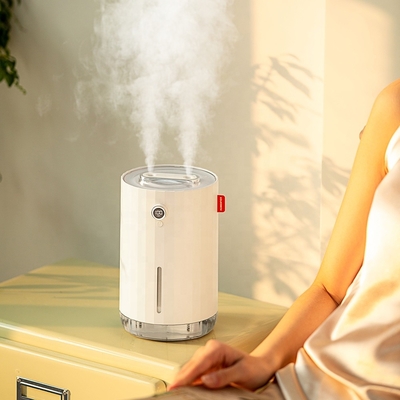 USB 4000mah Battery Powered Humidifier Ultrasonic 1100ml Desktop Air Humidifier