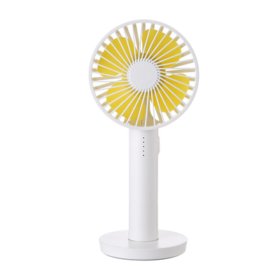 Rechargeable Handy Fan with 3 Speed Level &amp; Makeup Mirror