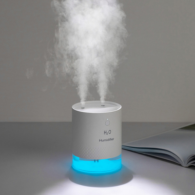 Battery 2000mAh Aroma Diffuser Night Light 650ml Double Spray Mini Usb Ultrasonic