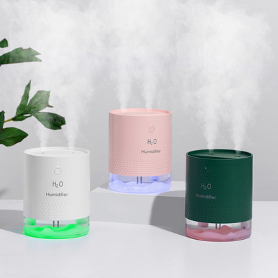 Battery 2000mAh Aroma Diffuser Night Light 650ml Double Spray Mini Usb Ultrasonic