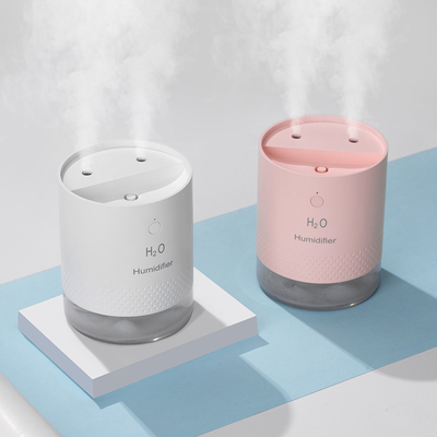 Colorful Portable Rechargeable Humidifier 650ml Capacity 2000mAh Car Charger