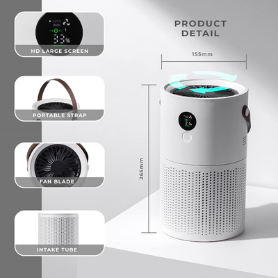 Pet Dander Dust Household Air Purifier Hepa Air Purifier For Smoke