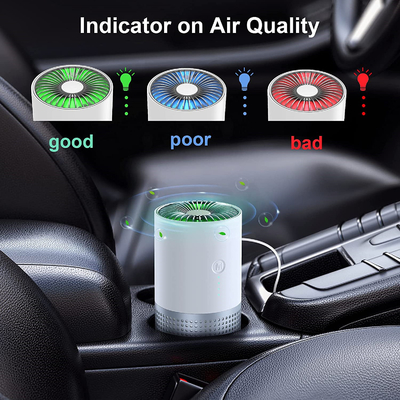 PM 2.5 Desktop Car Air Purifier HEPA Filter AP02 Bedroom Air Cleaner