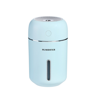 Car USB 280ml Ultrasonic Air Humidifier With Warm Lights H2o Cool Mist Maker